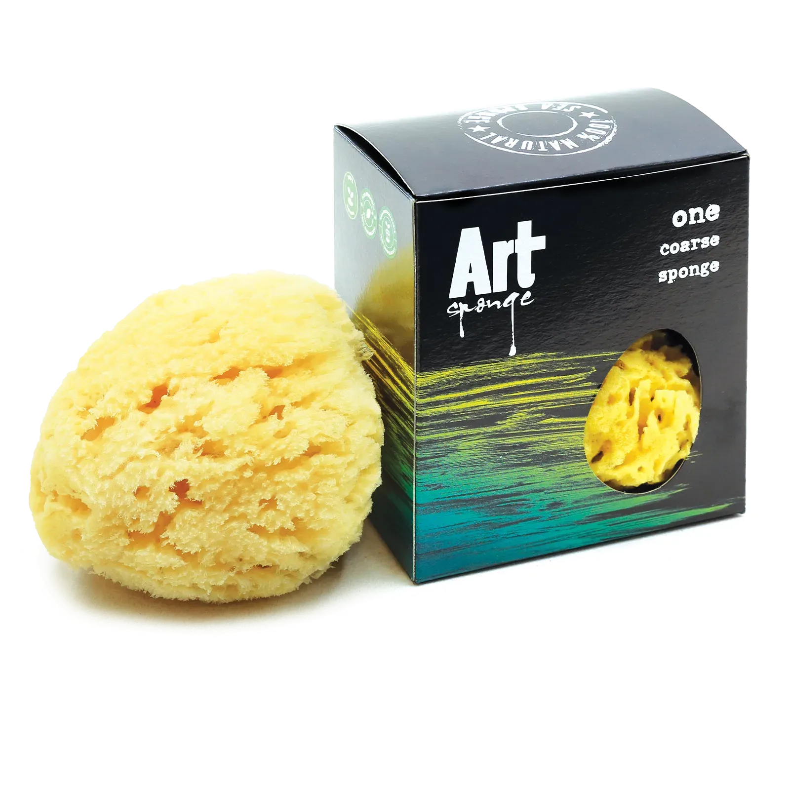 One coarse sponge